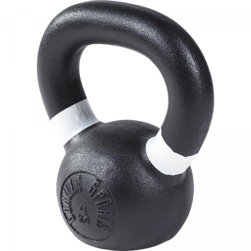 Gorilla Sports - Kettlebell En Fonte Noir Avec Couleur Rayé Poignées Disponible De 4kg À 32kg - Haltère Russe - Poids : 4 Kg