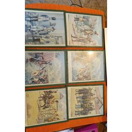 Lot De 6 Illustrations Sous Verre - Gendarmerie De 1793 À 1937 - Costumes Militaria - Illustrateur Bucquoye - 25 X 20