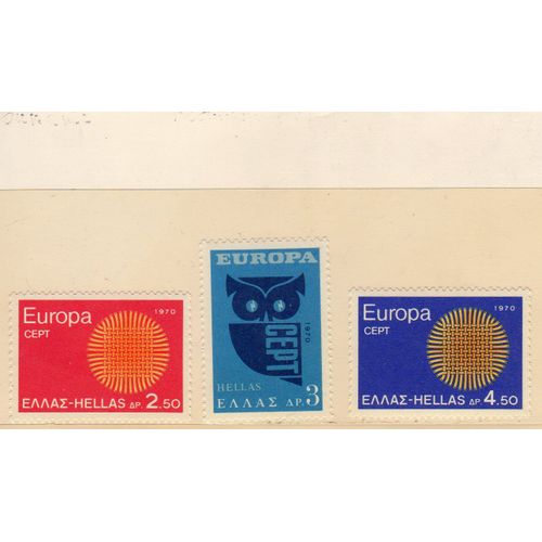 Timbres-Poste De Grèce (Europa 1970)