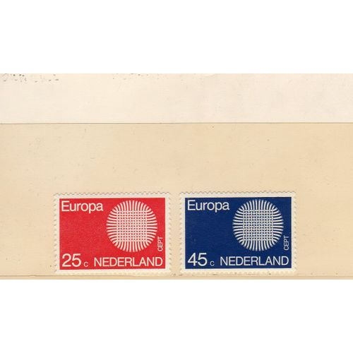 Timbres-Poste Des Pays-Bas (Europa 1970)