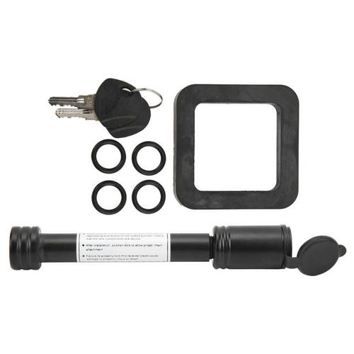 Serrure'attelage De Remorque À Clé, Étanche À L'eau Et À La Poussière, Récepteur De Remorquage, Antivol En Acier Solide, Anti Hochet Pour Boule'attelage De Voiture Et De Camion