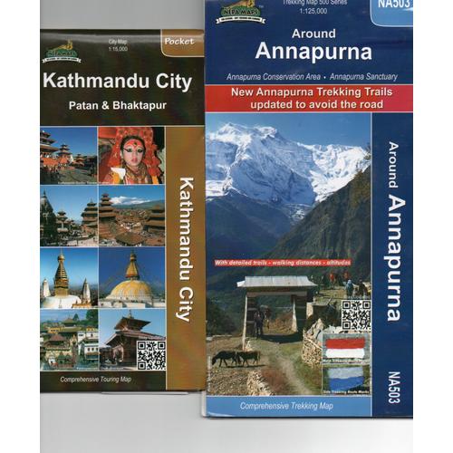 Annapurna Around Trekking Map