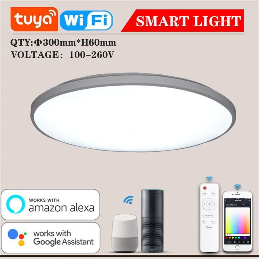 Plafonnier Led Intelligent Au Design Moderne, Luminaire Dco... - 4