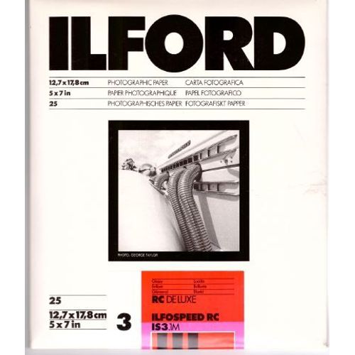 ILFORD - Papier photo brillant 12,7x17,8 cm ILFOSPEED IS3.1M - Pochette de 25 feuilles