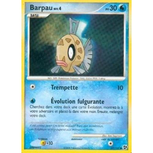 Carte Pokemon Barpau