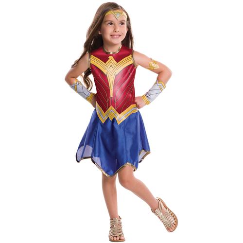 Déguisement Classique Wonder Woman Justice League Fille 9 À 10 Ans (129 À 140 Cm)