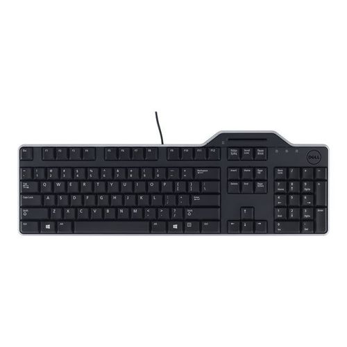 Dell KB813 Smartcard - Clavier - USB - QWERTY - Espagnol - noir - pour Inspiron 17R 7720; OptiPlex 50XX, 5250, 90XX; Precision Mobile Workstation 35XX
