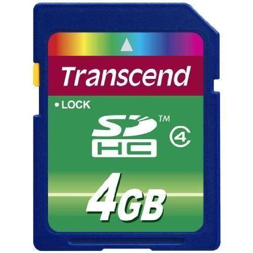 Transcend 4 Go Carte mémoire SDHC Classe 4 TS4GSDHC4E [Emballage « Déballer sans s'énerver par »]