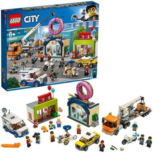 Lego®-City Louverture Du Magasin De Donuts Enfant De 6 Ans Et Plus, Jouet De Construction, 790 Pieces 60233