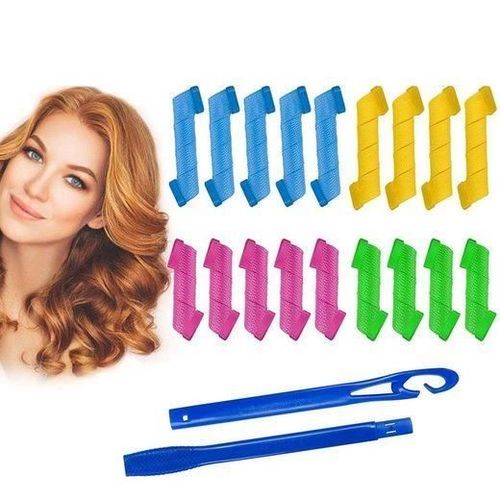 Mavura Bigoudis »Mavuraccessoires Magiccurls Spiral Curls Hair Bigoudis Set Spiral Curls Roller Bigoudi Rouleaux Papilotten Papilott