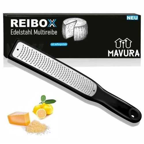 Mavura Râpe À Fromage »Reibox Premium Parmesan Râpe Trancheuse À Fromage Zesteur Râpe Râpe«, Pour Chocolat Gingembre Fromage Citron