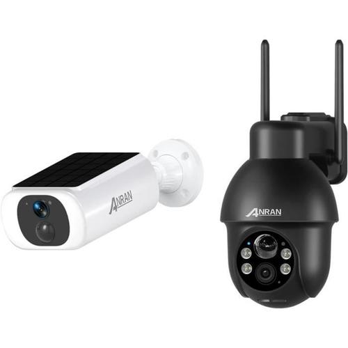 kit de videosurveillance sans fil Extérieur ANRAN 8CH NVR caméra IP étanche 1080P Wifi avec disque dur de 2To