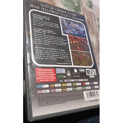 Jeu Pc Dvd Rom. Le Seigneur Des Anneaux , La Bataille Pour La Terre Du Mililieu.