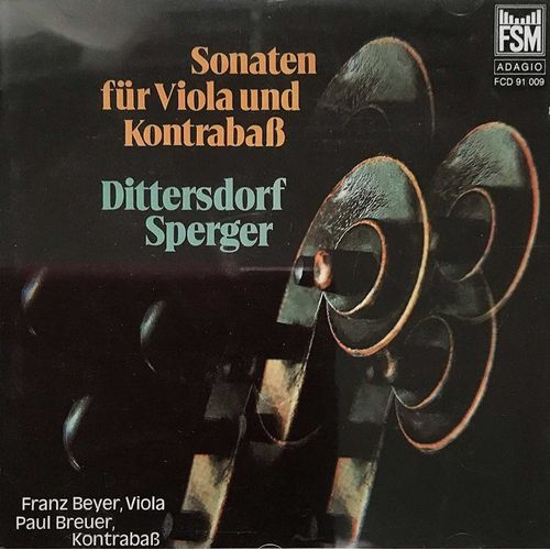 Sonatas For Viola & Double Bass - Sonates Pour Alto Et Contrebasse