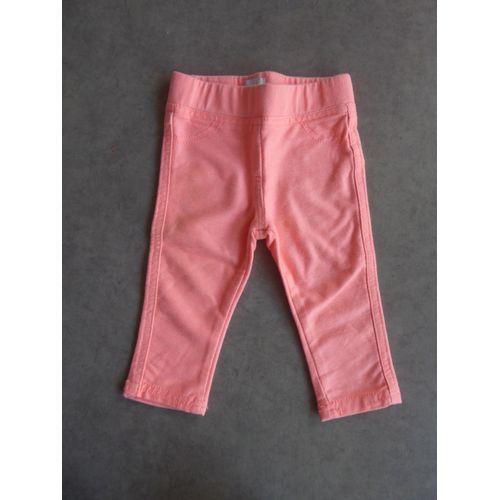 Jegging Corail Fluo Kimbaloo - 6 Mois