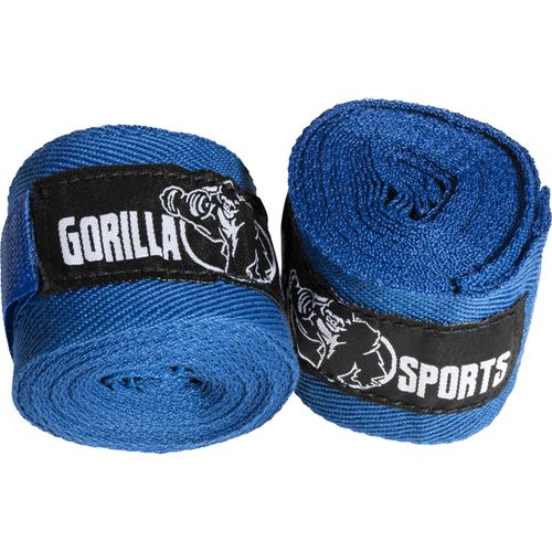 Gorilla Sports - Bandages De Maintien Pour La Pratique De La Boxe - Couleur : Bleu