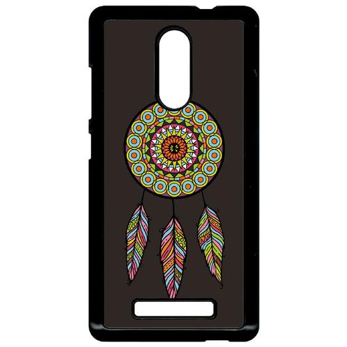 Coque Xiaomi Redmi Note 3 - Attrape Reve Fond Brun - Noir