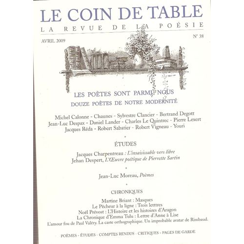 Le Coin De Table, La Revue De La Poésie