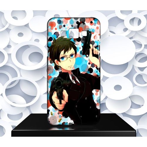 Coque Design Samsung Galaxy E7 Manga Blue Exorcist - Ao No Exorcist - Réf 05