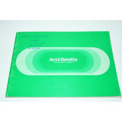 Catalogue Armi Beretta