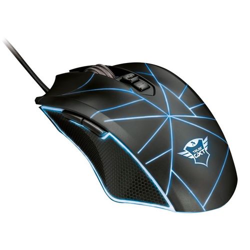 Trust GXT 160 Ture illuminated gaming - Souris - ergonomique - optique - 7 boutons - filaire - USB