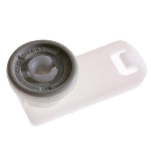 SOS Accessoire Support + roulette de panier supérieur compatible pour Lave-vaisselle 7649011 BRANDT KOMPATIBEL MIELE Lave-vaisselle (7649011 BRANDT KOMPATIBEL MIELE)