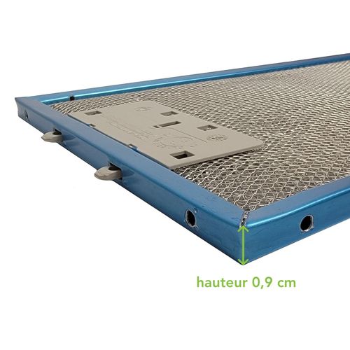 SOS Accessoire Filtre métal pour Hotte 481248058305 GF023C ARISTON HOTPOINT FAURE IGNIS IKEA WHIRLPOOL INDESIT WHIRLPOOL Hotte (481248058305 GF023C ARISTON HOTPOINT FAURE IGNIS IKEA WHIRLPOOL INDESIT