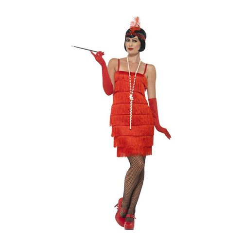 Déguisement Des Années 20 Rouge Court Pour Femme (Taille L)