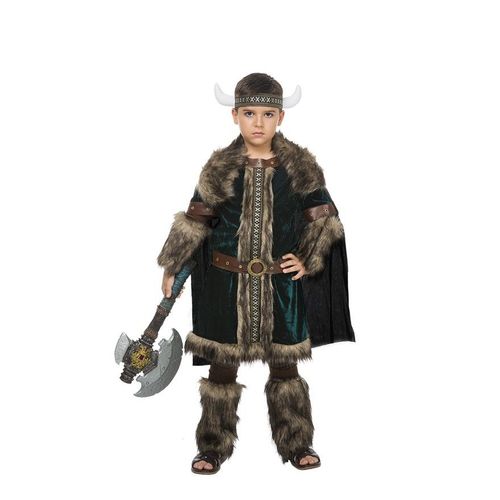 Déguisement De Viking Vert Pour Garçon