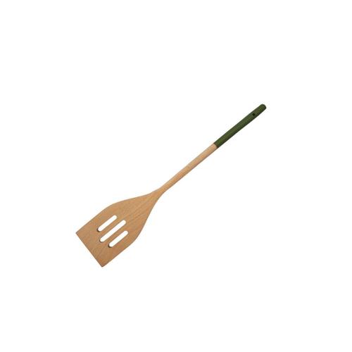 Fackelmann 3032050 Cuillère Ajourée En Bois, Cuillère À Servir Ajourée, Cuillère De Cuisine, Spatule Bois, Bois, 33 X 6,3 Cm