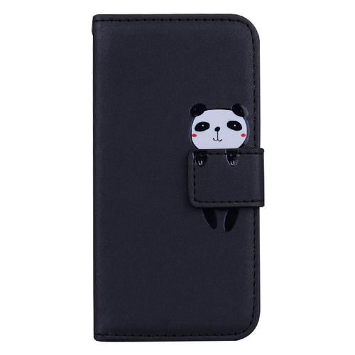 Flip Étui Pour Honor 9 Lite Portefeuille Couverture Rabotant Étui En Cuir Antichoc Simple Entreprise - Noir