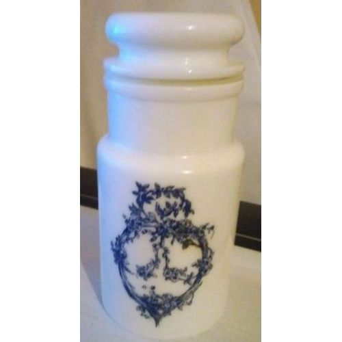 Petit Pot A Epices - " Verre Opale - Italy "