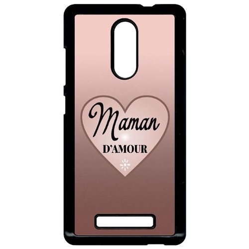 Coque Xiaomi Redmi Note 3 - Maman D Amour Dgrad De Rose - Noir