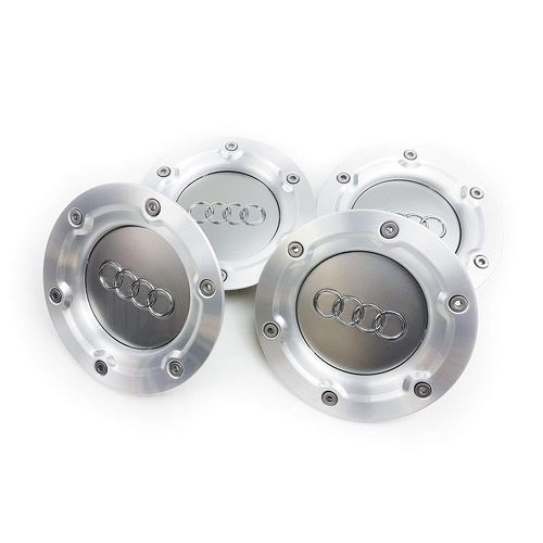 4 X Cache-Moyeux De Rouenouvel Alliage  Logo 147 Mm Audi Centre Hub Caps 8 N0601165 A [1999 À 2005]