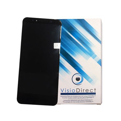 Visiodirect® Ecran Pour Honor 7a 5.7" Noir Vitre Tactile + Lcd