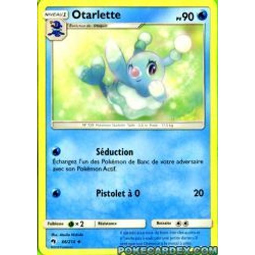 Carte Pokémon Francaise. Otarlette 66/ 214 Tonnerre Perdu