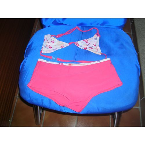 Maillot De Bain 2 Pièces Okaïdi Taille 10 Ans.