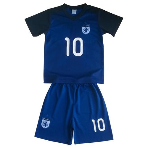 Ensemble Short Et Maillot De Foot Angleterre Bleu Foncé