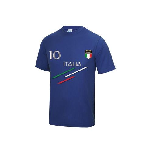 Maillot - Tee Shirt De Foot Italie Homme Bleu Royal