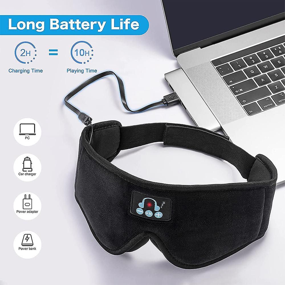 Masque De Sommeil Bran Avec couteurs Bluetooth : Cache-Yeux... - 4