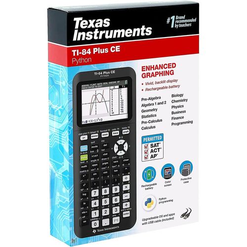 Ti - Calculatrice graphique couleur 84 Plus CE - Noir -