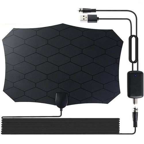 Antenne HDTV intérieure avec amplificateur de signal pour signaux DVB - T/DVB - T2 TV -