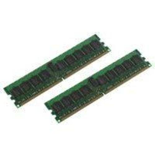 MicroMemory - DDR2 - 2 Go: 2 x 1 Go - DIMM 240 broches - 400 MHz / PC2-3200 - 1.8 V - mémoire enregistré - ECC - pour Fujitsu PRIMERGY BX620 S2, RX200 S2, RX300 S2, TX300 S2