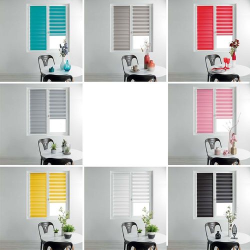Store Enrouleur - 60 X 180 Cm - Jour / Nuit - Différents Coloris