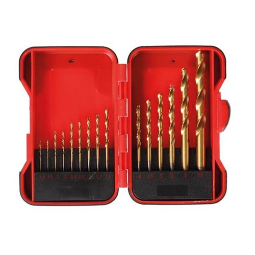 Jeu De Forets Hss - Revêtement En Titane - 15 Pcs