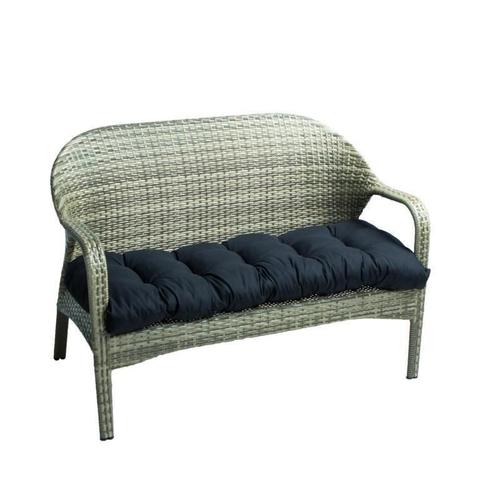 1 Pièces Intérieur/Extérieur, 51 ""Coussin De Banc Doux Chaises À Bascule Coussin De Siège Inclinable Épaissir Pour Noir 