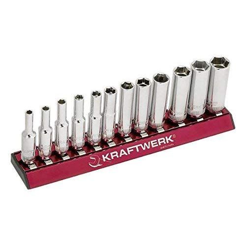 Jeu de 12 douilles longues MAGALU 1/4"