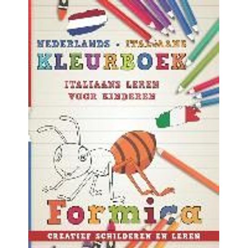Kleurboek Nederlands - Italiaans I Italiaans Leren Voor Kinderen I Creatief Schilderen En Leren