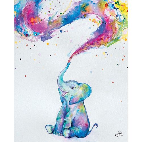 Marc Allante - Spring / Elephant - 40x50cm - Affiche / Poster Envoi En Tube