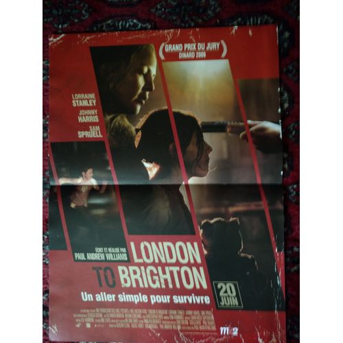London To Brighton - 2006 - Paul Andrew Williams, Johnny Harris, Georgia Groome - 116x158cm - Affiche Cinéma Originale - Envoi Plié